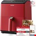 سرخ کن هوای گرم کوسوری آمریکا Cosori Heißluftfritteuse DualBlaze, CAF-P583S, VeSync-App (Appsteuerung) Weihnachtsrot