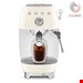  اسپرسو ساز پرتافیلتر اسمگ ایتالیا کرم Smeg ECF03CREU Kompakte Siebträgermaschine 50