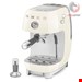  اسپرسو ساز پرتافیلتر اسمگ ایتالیا کرم Smeg ECF03CREU Kompakte Siebträgermaschine 50