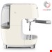  اسپرسو ساز پرتافیلتر اسمگ ایتالیا کرم Smeg ECF03CREU Kompakte Siebträgermaschine 50