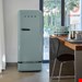  یخچال فریزر پورشه اسمگ ایتالیا سبز سایه Porsche x SMEG FAB28RDPSG6 Kühlschrank Shade Green 