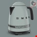  کتری برقی اسمگ ایتالیا طرح پورشه سبز سایه Porsche x SMEG KLF03PSGEU Elektrischer Wasserkocher