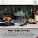  سرخ کن بدون روغن شیشه ای نینجا آمریکا Ninja CRISPi PRO 7-in-1 Glas-Air-Fryer Graugrün AS101EUGY