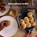 سرخ کن بدون روغن شیشه ای نینجا آمریکا Ninja CRISPi PRO 7-in-1 Glas-Air-Fryer Graugrün AS101EUGY