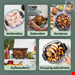  سرخ کن بدون روغن شیشه ای نینجا آمریکا Ninja CRISPi PRO 7-in-1 Glas-Air-Fryer Graugrün AS101EUGY