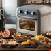  مایکروفر سرخ کن هوا جوجه گردان با نور داخلی آریته ایتالیا Ariete Vintage air fryer light blue