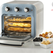 مایکروفر سرخ کن هوا جوجه گردان با نور داخلی آریته ایتالیا Ariete Vintage air fryer light blue