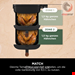  سرخ کن دو طبقه هوای گرم نینجا آمریکا Ninja Double Stack XL 2-Ebenen Heißluftfritteuse 9,5 L Schwarz/Kupfer SL400EUCP