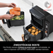  سرخ کن دو طبقه هوای گرم نینجا آمریکا Ninja Double Stack XL 2-Ebenen Heißluftfritteuse 9,5 L Schwarz/Kupfer SL400EUCP
