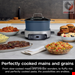  پلوپز آرام پز نینجا آمریکا Ninja Foodi PossibleCooker, 6 L Slow Cooker und Reiskocher, vielseitige 8-in-1-Funktionen, nachtblau, MC1101EU