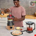  غذا ساز 3 کاره نینجا آمریکا Ninja Deluxe Schwarz Kupfer Detect Power Mixer Processor Pro TB401EUDBCP