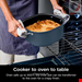  پلوپز آرام پز نینجا آمریکا Ninja Foodi PossibleCooker, 6 L Slow Cooker und Reiskocher, vielseitige 8-in-1-Funktionen, nachtblau, MC1101EU
