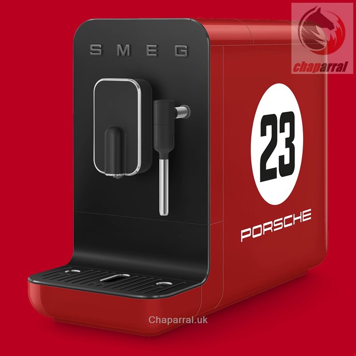 اسپرسو ساز اتوماتیک پورشه 917 اسمگ ایتالیا مدل سالزبورگ قرمز Porsche x SMEG BCC12917EU