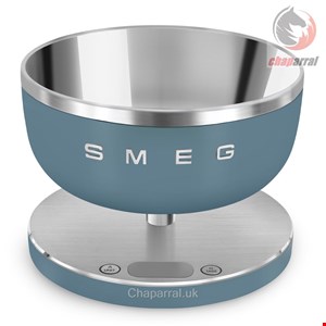 ترازو دیجیتال آشپزخانه اسمگ ایتالیا Smeg KSC01SBMWW Küchenwaage Hellgrün