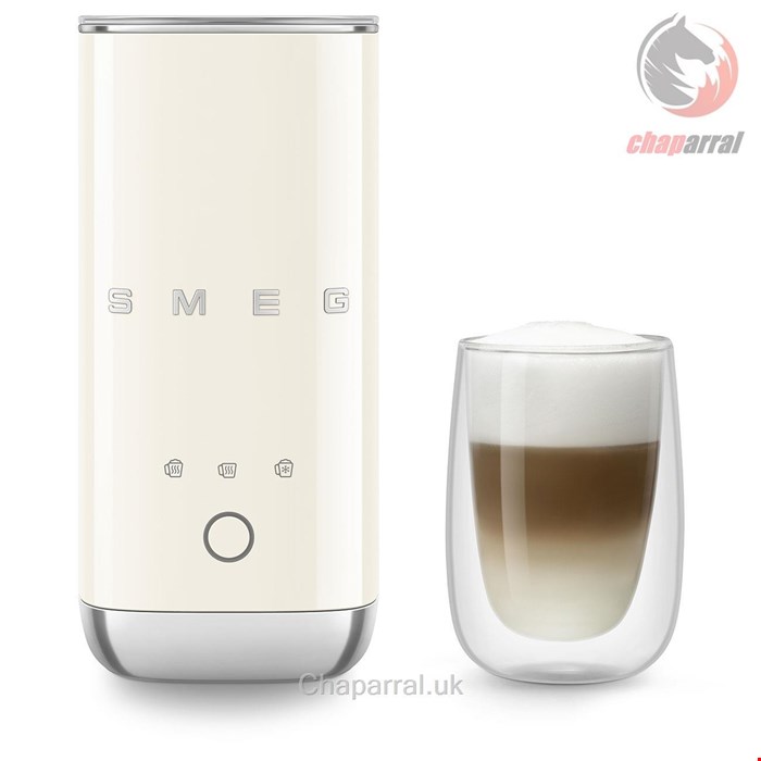 کف شیر ساز اسمگ ایتالیا کرم SMEG MFF02CREU Milchaufschäumer Rot 50's Style