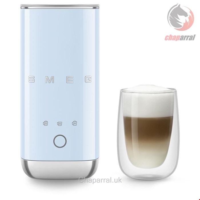 کف شیر ساز اسمگ ایتالیا آبی SMEG MFF02PBEU Milchaufschäumer Rot 50's Style