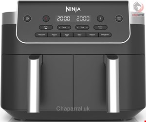 سرخ کن دو قلو بدون روغن 7.6 لیتر نینجا آمریکا Ninja DZ801EU