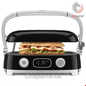گریل وافل ساندویچ ساز چند منظوره اسمگ ایتالیا Smeg Multi-Use Grill – Retro Style Cream MGF01BLUS