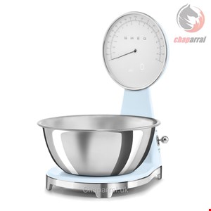 ترازو دیجیتال آشپزخانه اسمگ ایتالیا Smeg Küchenwaage Retro Design 50er Jahre blau KSF01PBWW