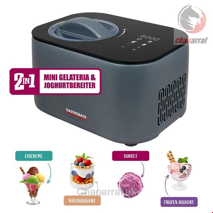 بستنی ساز گاستروبک آلمان با کمپرسور Gastroback Mini Gelateria 2-in-1 42901