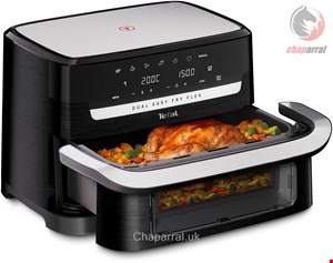 سرخ کن بدون روغن XL تفال فرانسه Tefal Dual Easy Fry Flex FlexCook 9L EY9228