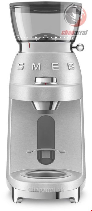 آسیاب قهوه اسمگ ایتالیا Smeg  Kaffeemühle Mini Pro aluminium CGF02SSEU
