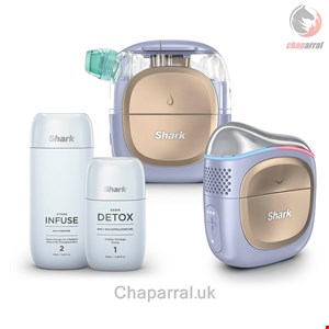 دستگاه فیشیال و مراقبت پوست شارک آمریکا Shark FacialPro Glow + DePuff Hydro-Powered Facial System FH320EUPL