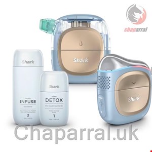 دستگاه فیشیال و مراقبت پوست شارک آمریکا Shark FacialPro Glow + DePuffi Hydro-Powered Facial System FH320EU