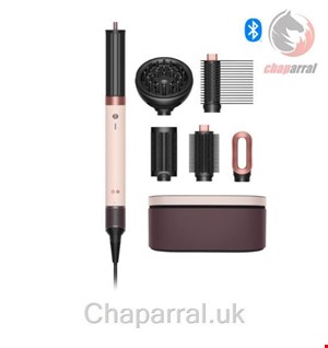 سشوار چند منظوره دایسون انگلستان فر کننده خشک‌ کن صورتی Dyson Airwrap Co-anda2x Straight + Wavy Hair Ceramic Pink/Roségold