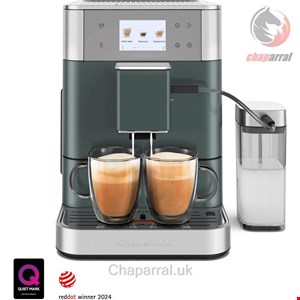 اسپرسو ساز تمام اتوماتیک کیچن اید آمریکا KitchenAid Espresso Collection (KF7) Kaffeevollautomat 5KES8557EJP Wacholder Silber