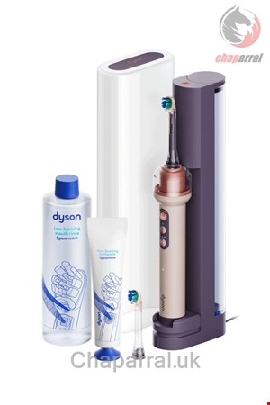 مسواک برقی دایسون انگلستان مدل Dyson CameraJet با دوربین تشخیص فاصله بین دندان‌ها و واترجت دقیق صورتی