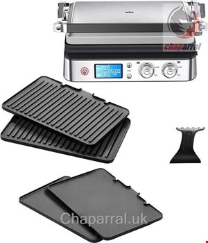 گریل باربیکیو براون آلمان مدل Braun MultiGrill CG 9043 + Grillplatten silber