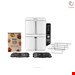  سرخ کن دو طبقه هوای گرم نینجا آمریکا Ninja Heißluftfritteuse SL400EUWH Doppel XL Doppel-Heißluftfritteuse