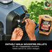  گریل و سرخ کن با قابلیت دودی کردن نینجا آمریکا Ninja Woodfire Pro Connect XL Elektrischer Outdoor Grill  Smoker OG901EU