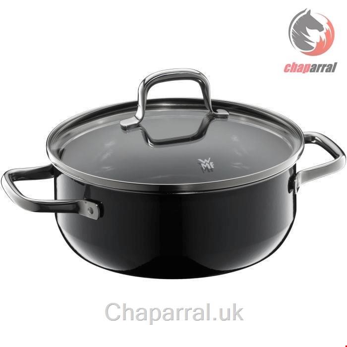 قابلمه 20 سانت وی ام اف آلمان WMF FUSIONTEC ESSENTIAL BRATENTOPF MIT DECKEL, 20 CM, BLACK