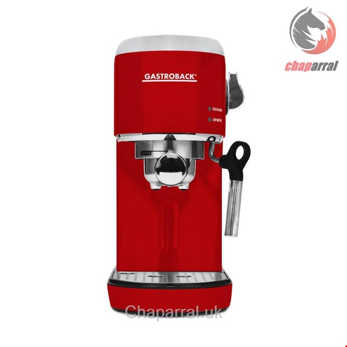 اسپرسو ساز 19 بار گاستروبک Gastroback DESIGN ESPRESSO PICCOLO ROT Artikel-Nr 42719