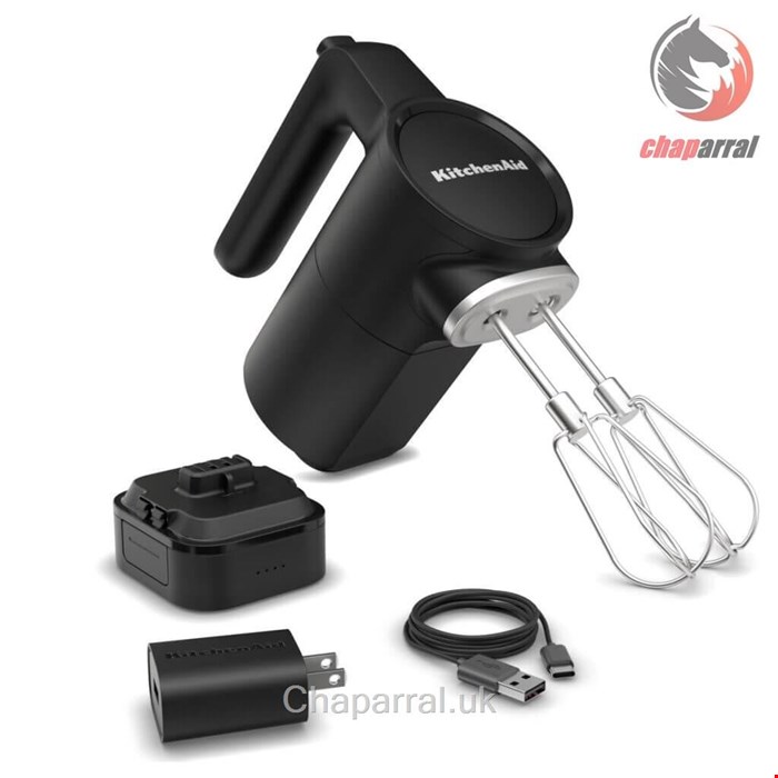 همزن دستی شارژی باطری دار کیچن اید آمریکا KitchenAid 5KHMR762BM Go Cordless Matt Schwarz inkl. Akku