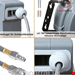  قرقره شیلنگ جمع کن دیواری و شیلنگ 20 متری جیووبیاز Jiubiaz Schlauchaufroller Druckluftschlauch Aufroller automatisch 1/4