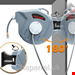  قرقره شیلنگ جمع کن دیواری و شیلنگ 20 متری جیووبیاز Jiubiaz Schlauchaufroller Druckluftschlauch Aufroller automatisch 1/4