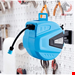  قرقره شیلنگ جمع کن دیواری و شیلنگ 20 متری آربوس Arebos Automatischer Gartenschlauchaufroller 20m blau