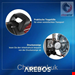  پمپ آب شیرین اتوماتیک خانگی آربوس Arebos Hauswasserwerk 1000 Watt/ 1200 Watt, Fördermenge 3500 - 3800 l/h