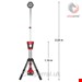  چراغ قوه پایه دار شارژی میلواکی آمریکا Milwaukee M18SAL-0