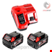 سنباده گرد شارژی میلواکی آمریکا Milwaukee M18 BOS125 BOS125-502B 
