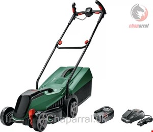 چمن زن شارژی باطری شارژر بوش آلمان Bosch CityMower 18 V (inkl. 4 Ah Akku und Ladegerät)