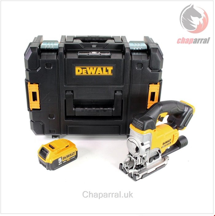 اره منبت کاری اره مویی شارژی دیوالت آمریکا DeWalt DCS331 mit 1x 5 Ah Akku, Koffer