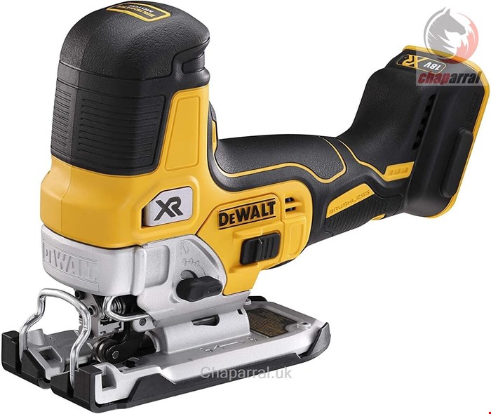 اره منبت کاری اره مویی شارژی DeWALT Akku-Stichsäge DCS335NT-XJ 18 V inkl. Airlock Absaugadapter, TSTAK-Box II