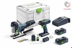 ست عمود بر پیچ گوشتی شارژی فستول آلمان Festool T 18-3-PSC 420 I-Set 576529