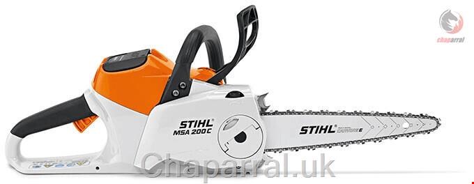 اره زنجیری شارژی چوب بر 30 سانتیمتر بدون باتری شارژر اشتیل آلمان Stihl MSA 200 C-B 30 cm Carving (ohne Akku und Ladegerät)