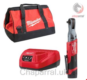 بکس شارژی میلواکی آمریکا Milwaukee M12FIR38 M12FIR38-201B (1x Akku 2,0 Ah + Ladegerät + Werkzeugtasche)