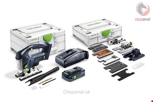 اره عمود بر شارژی ست فستول آلمان FestoolAkku-PendelstichsägeCARVEX PSBC420HPC4-0EBI-Set576536